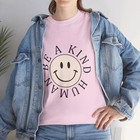 Heavy Cotton Tee Be A Kind Human